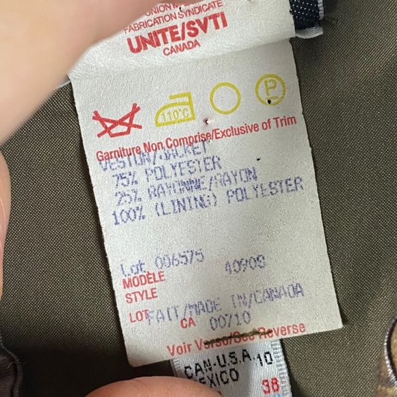 Joseph Ribkoff Metallic Brown Blazer - Picture 6 of 10